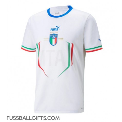 Italien Fußballbekleidung Auswärtstrikot 2022 Kurzarm